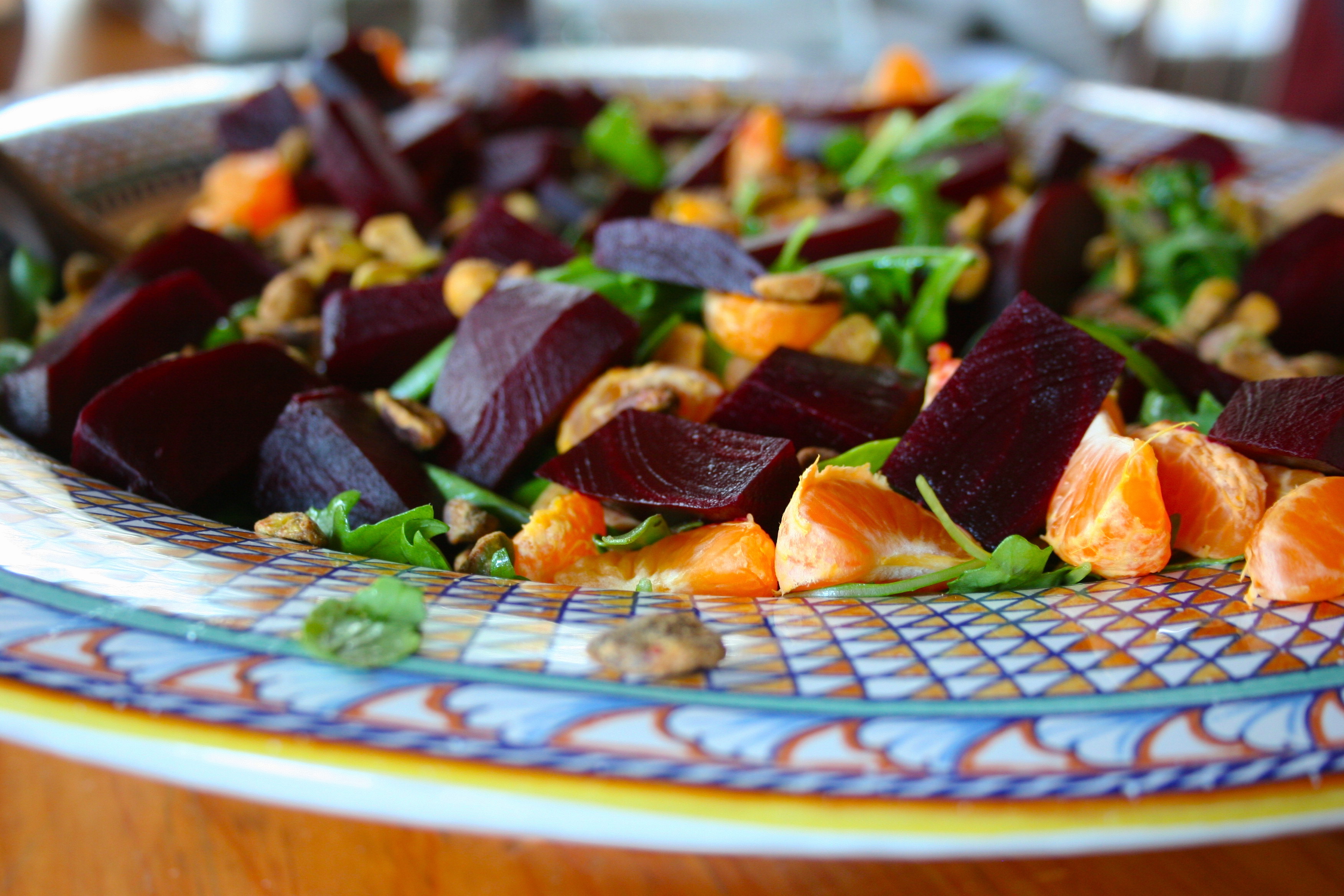 Citrusy Orange, Arugula and Beet Salad